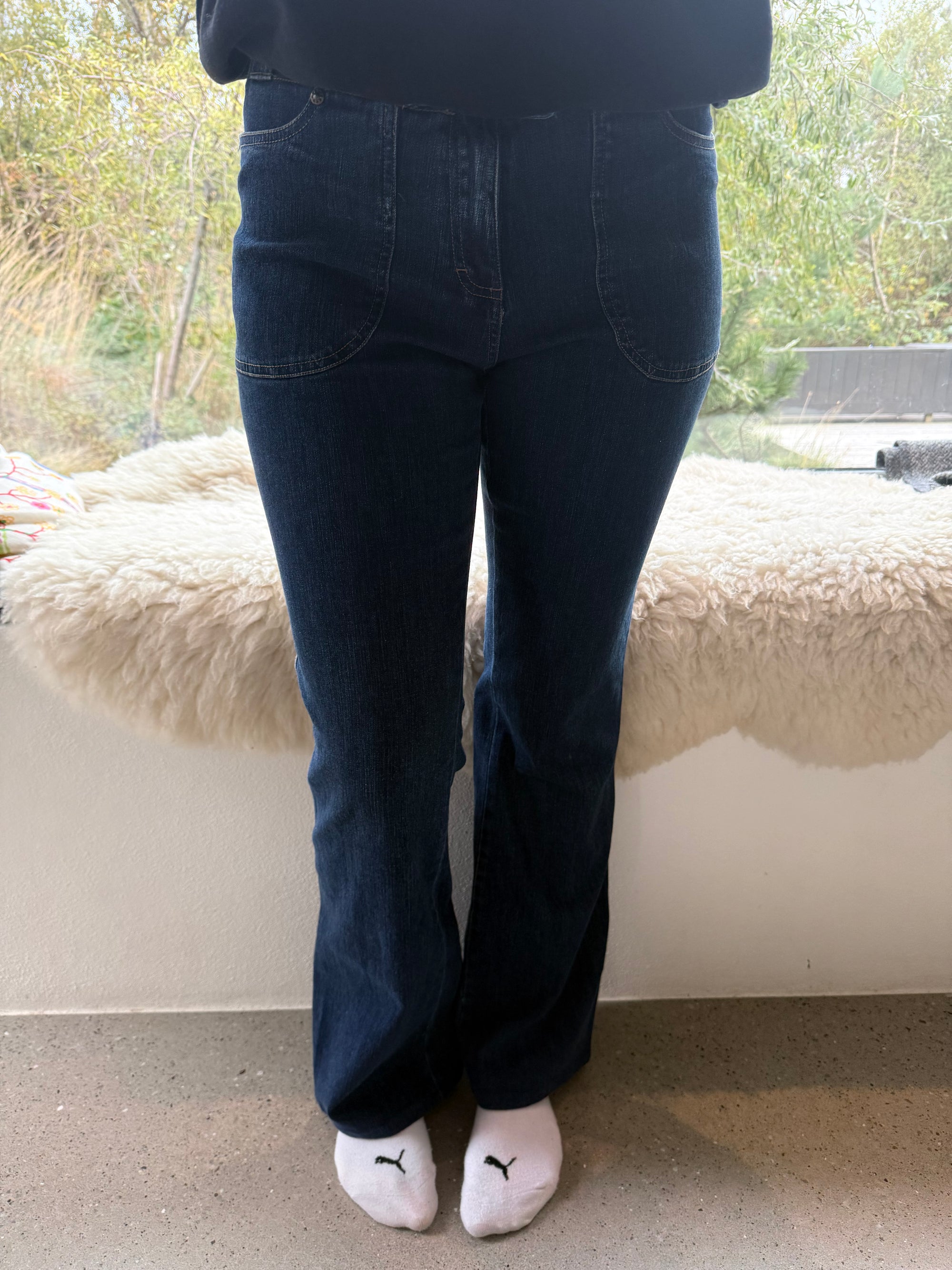 High waist bootcut Ellenor jeans