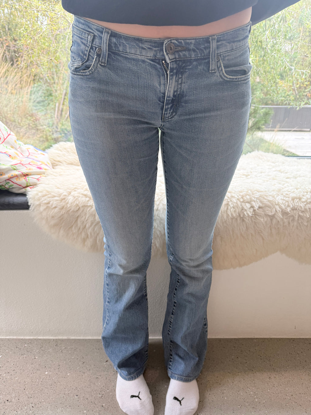 Lowwaist Armani bootcut jeans