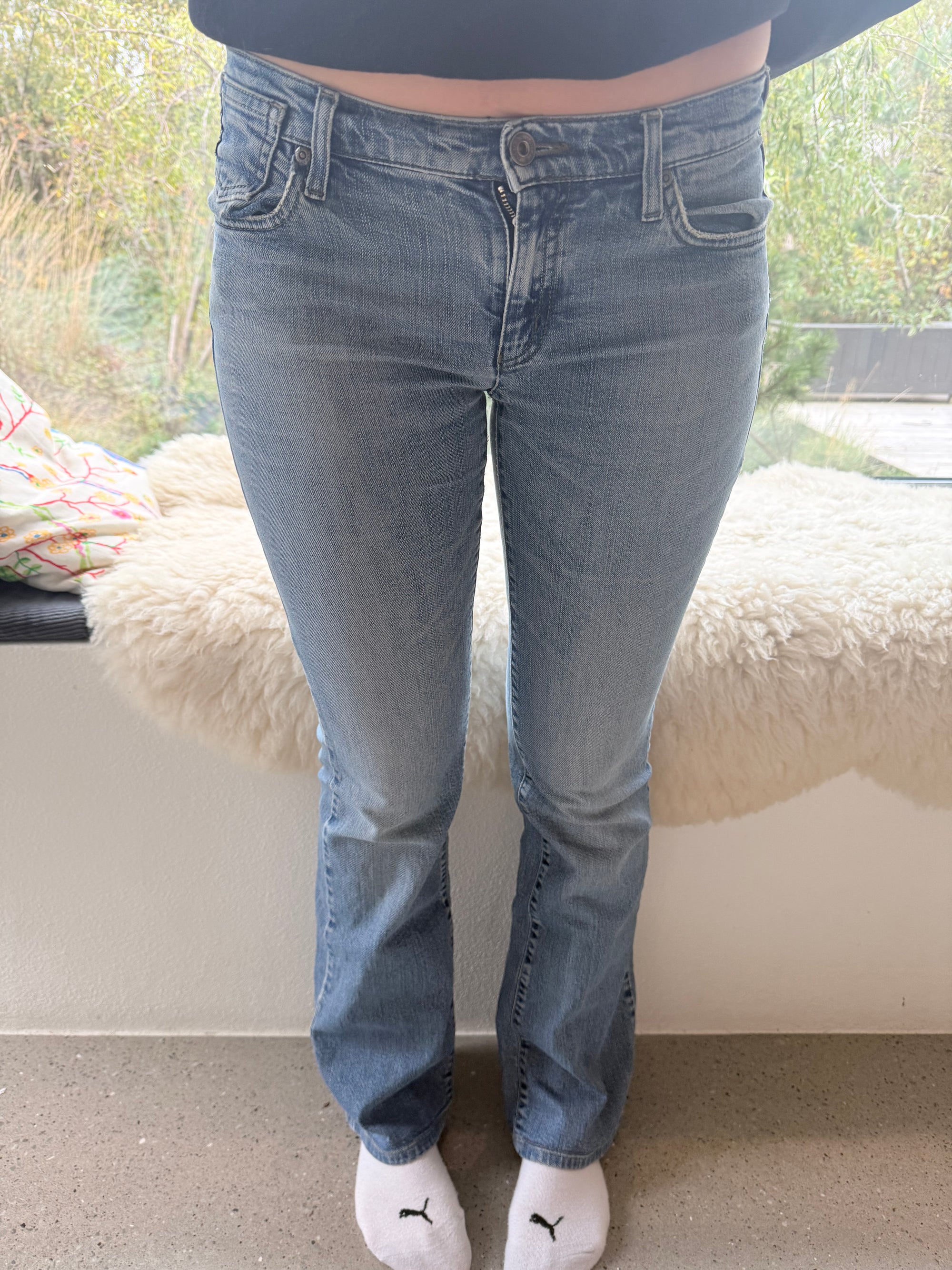 Lowwaist Armani bootcut jeans