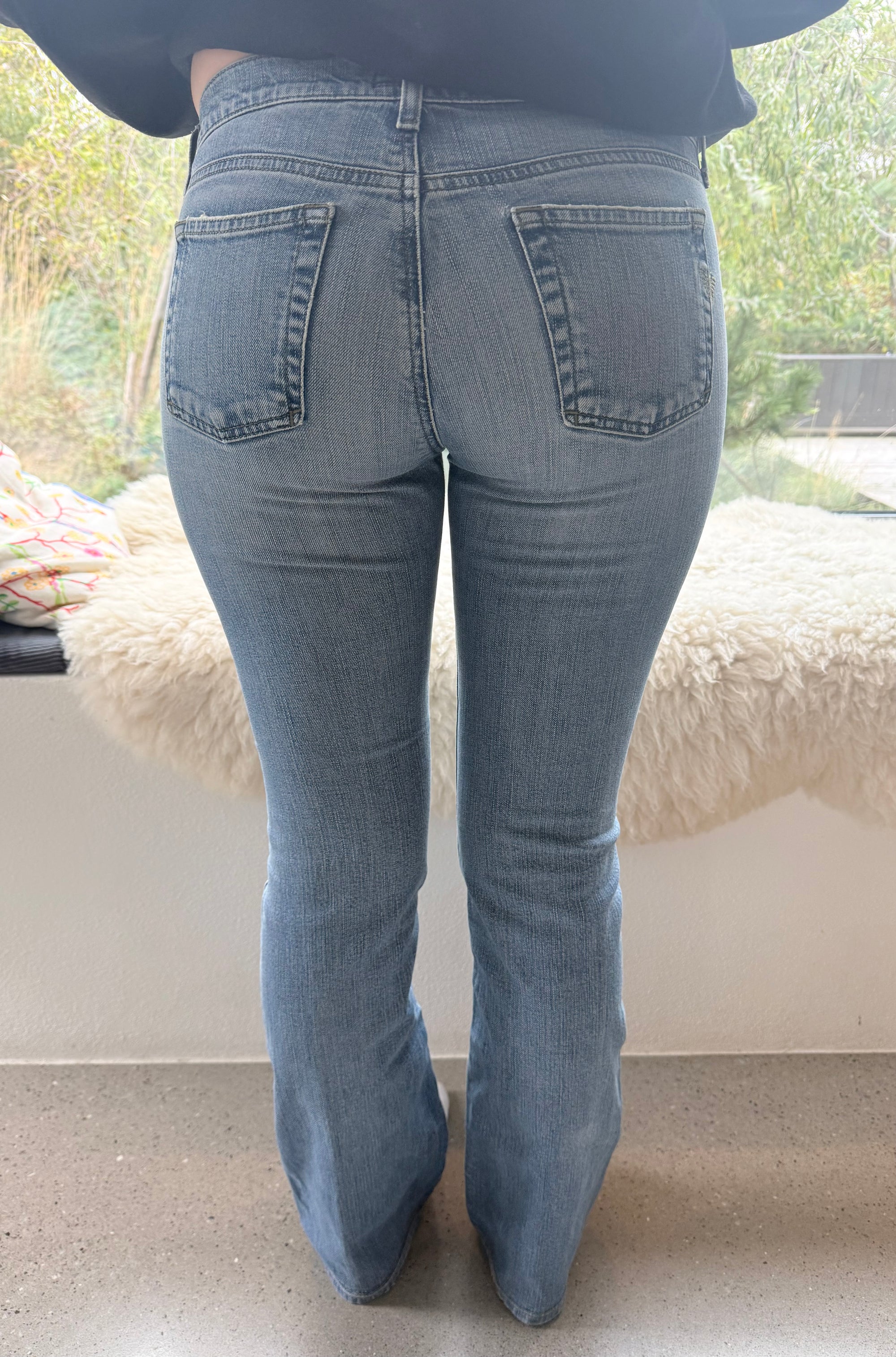 Lowwaist Armani bootcut jeans