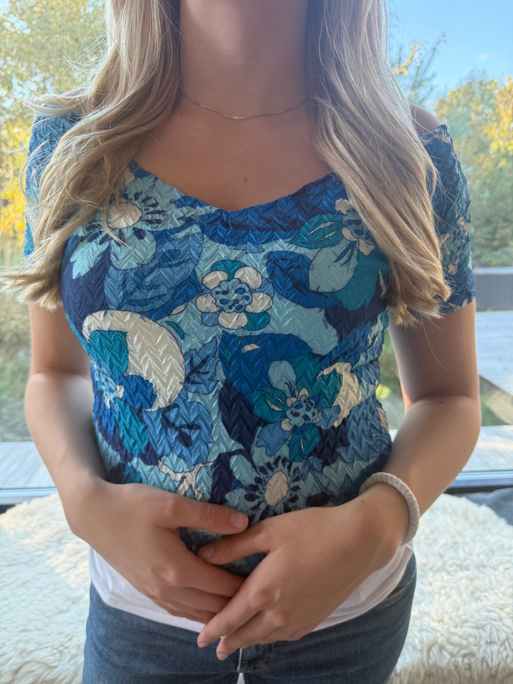 Patterned Komarov top