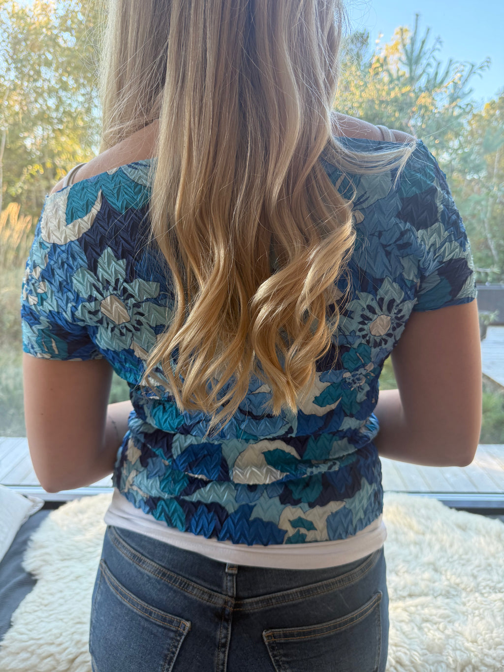 Patterned Komarov top